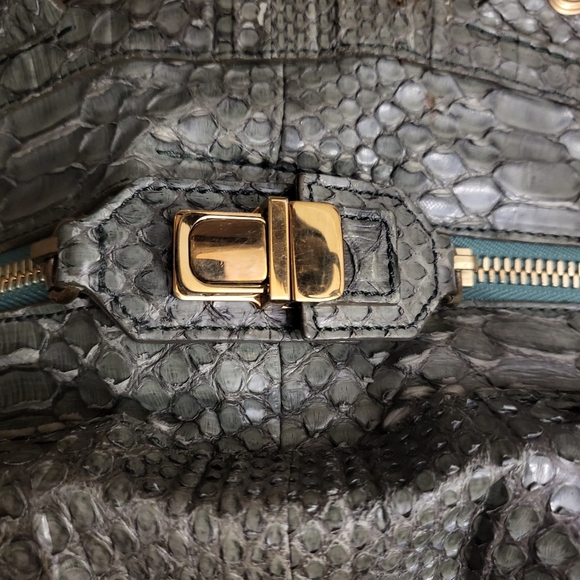 Authentic Rare Chloe Python square bag - Picture 7 of 14